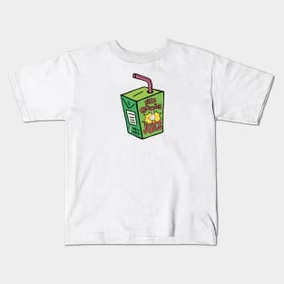 Silly Goose Juice Retro Green Kids T-Shirt